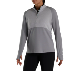 Heather Block Half-Zip Mid-Layer Women