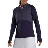 Heather Block Half-Zip Mid-Layer Women