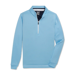 Half-Zip Contrast Stitch Mid-Layer Junior