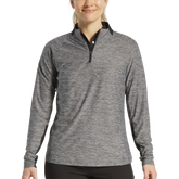 Space Dye Quarter-Zip Mid-Layer Women