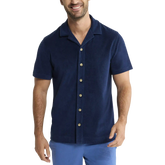Ravello Terry Button Down