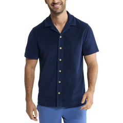 Ravello Terry Button Down
