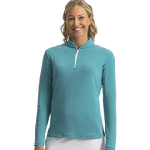 Quarter-Zip Blade Collar Mid-Layer Women