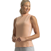 Keyhole Mock Neck Tank Women