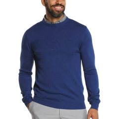 Tonal Block Crewneck Sweater