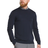 Tonal Block Crewneck Sweater