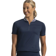 Blade Collar Zip Polo Women