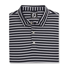 Striped Pique Self Collar Junior