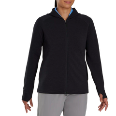 Full-Zip Ottoman Hoodie Women