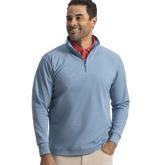 Quarter-Zip Ottoman Stripe Knit