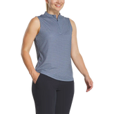 Quarter-Zip Sleeveless Women