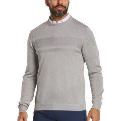 Tonal Block Crewneck Sweater