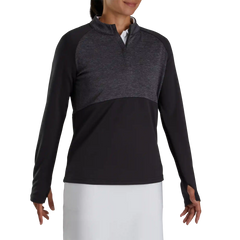 Heather Block Half-Zip Mid-Layer Women