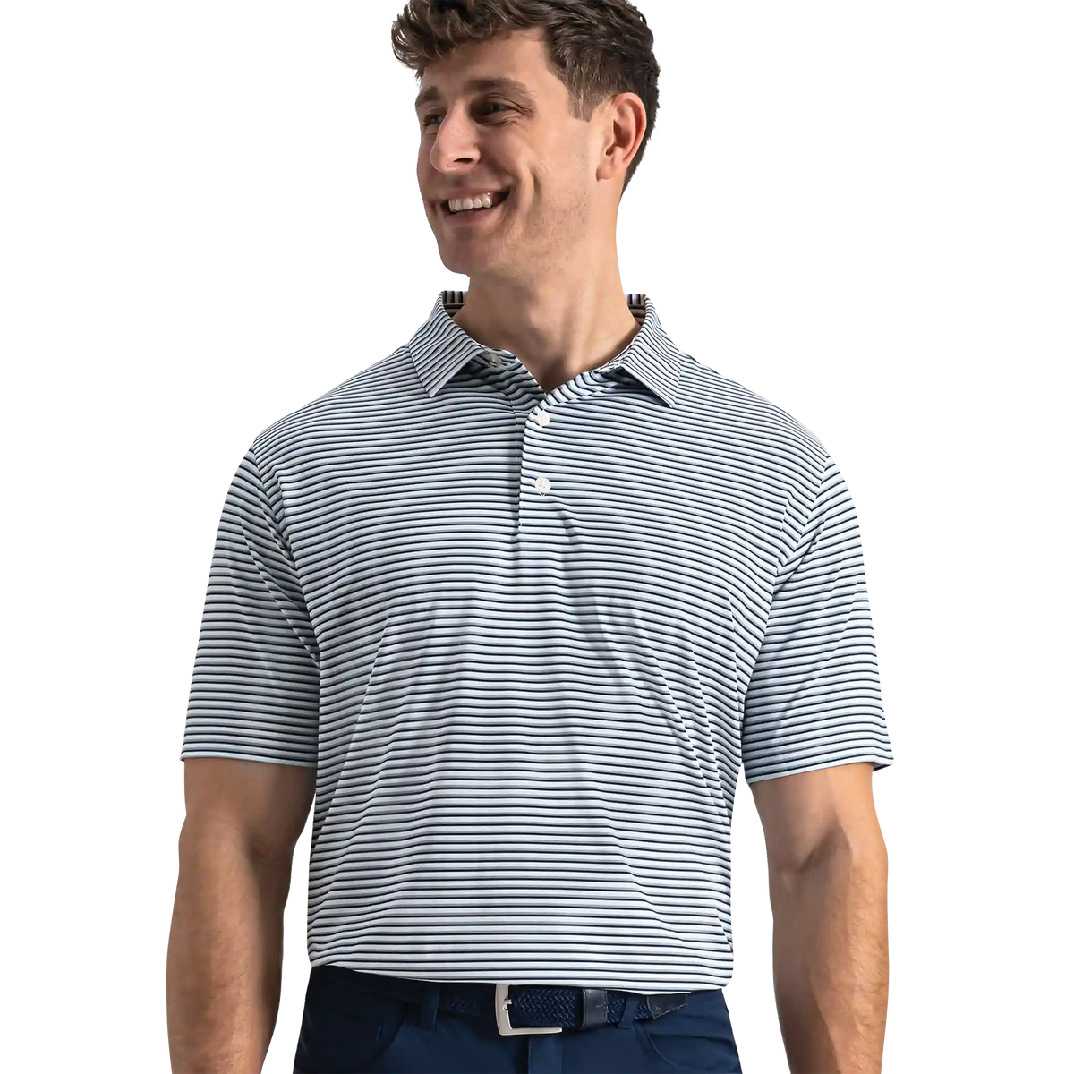 Gradient Stripe Lisle