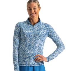 Quarter-Zip Long Sleeve Sun Protection Women