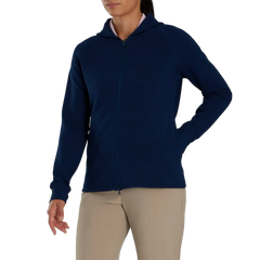 Full-Zip Ottoman Hoodie Women