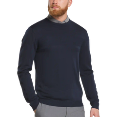 Tonal Block Crewneck Sweater