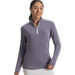 Quarter-Zip Blade Collar Mid-Layer Women