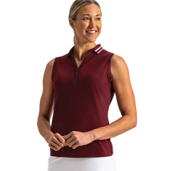 Sleeveless V-Neck Polo Women