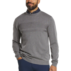 Tonal Block Crewneck Sweater