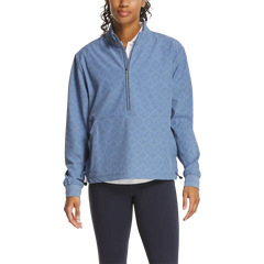 Half-Zip Woven Printed Anorak