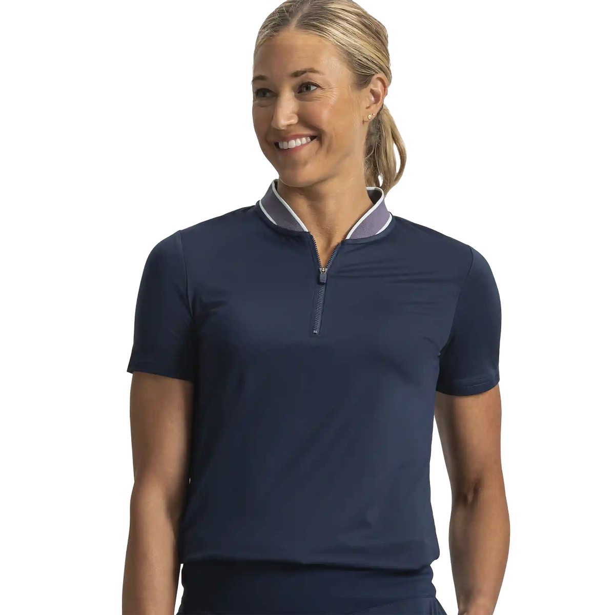 Blade Collar Zip Polo Women
