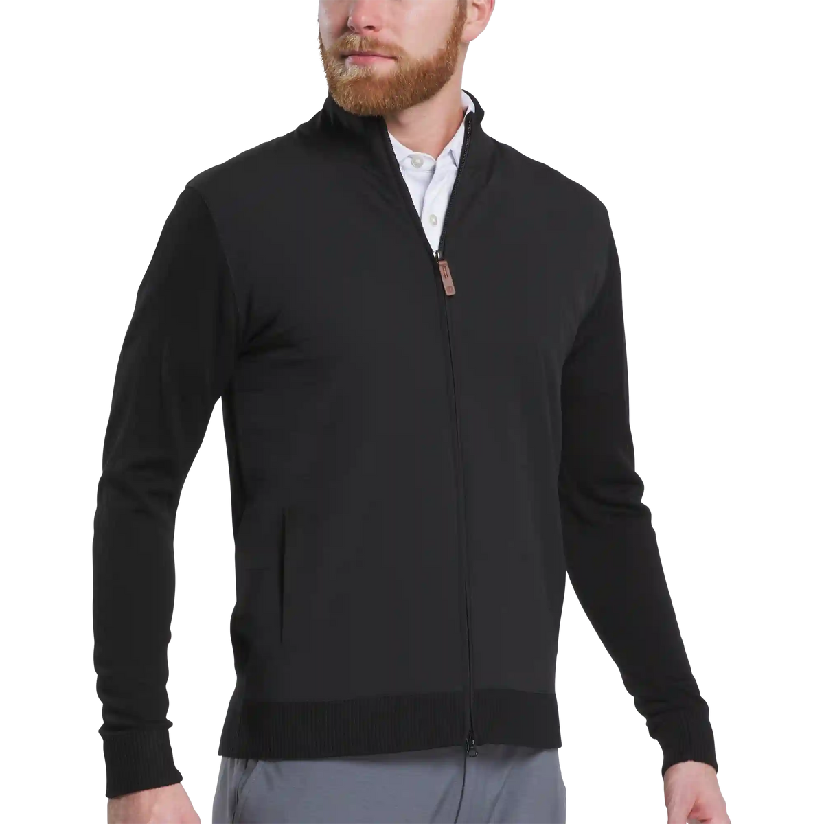 Hybrid Full-Zip Sweater