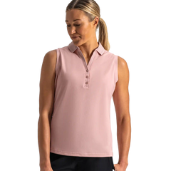 Sleeveless V-Neck Polo Women