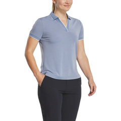 Notch V-Neck Polo
