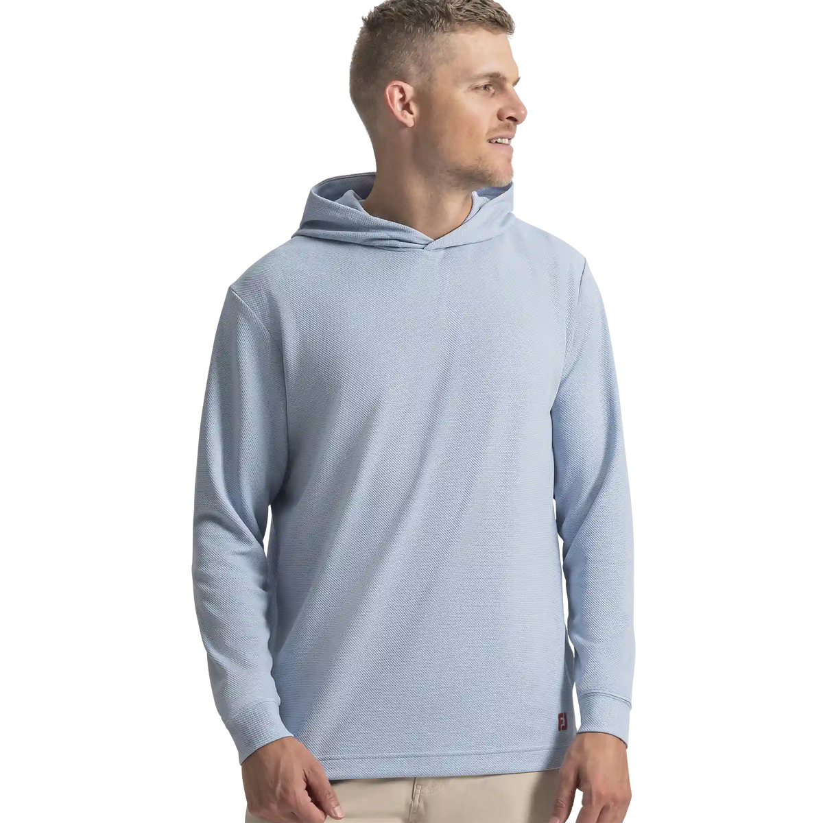 Textured Jacquard Hoodie