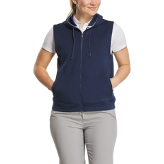 Full-Zip Hoodie Vest Women
