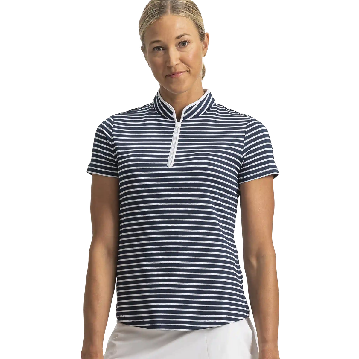Zip Front Stripe Women
