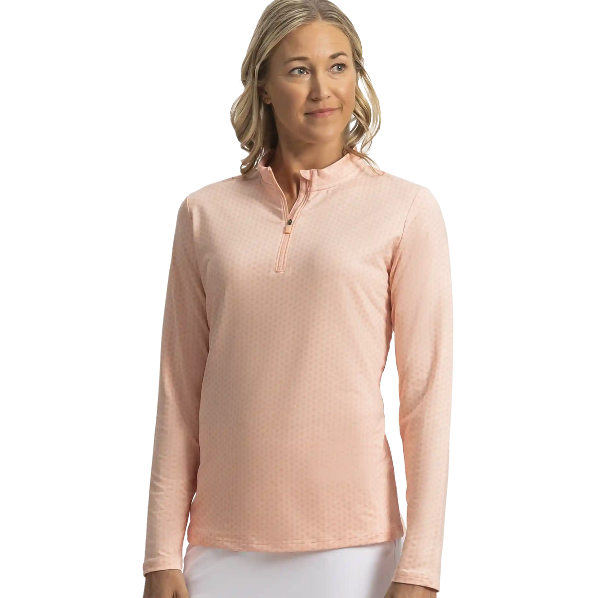 Quarter-Zip Long Sleeve Sun Protection Shirt