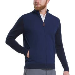 Hybrid Full-Zip Sweater