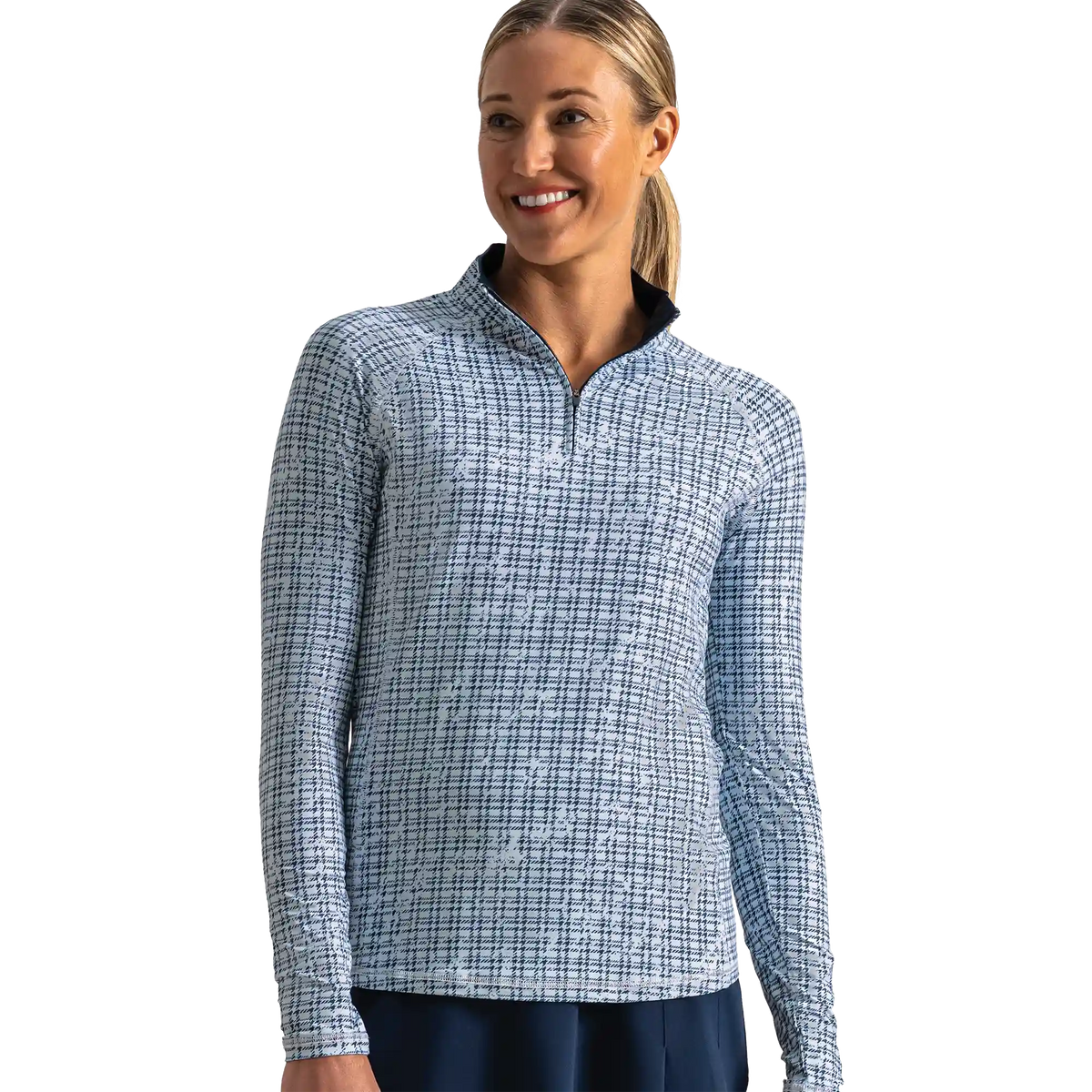 Quarter-Zip Long Sleeve Sun Protection Women