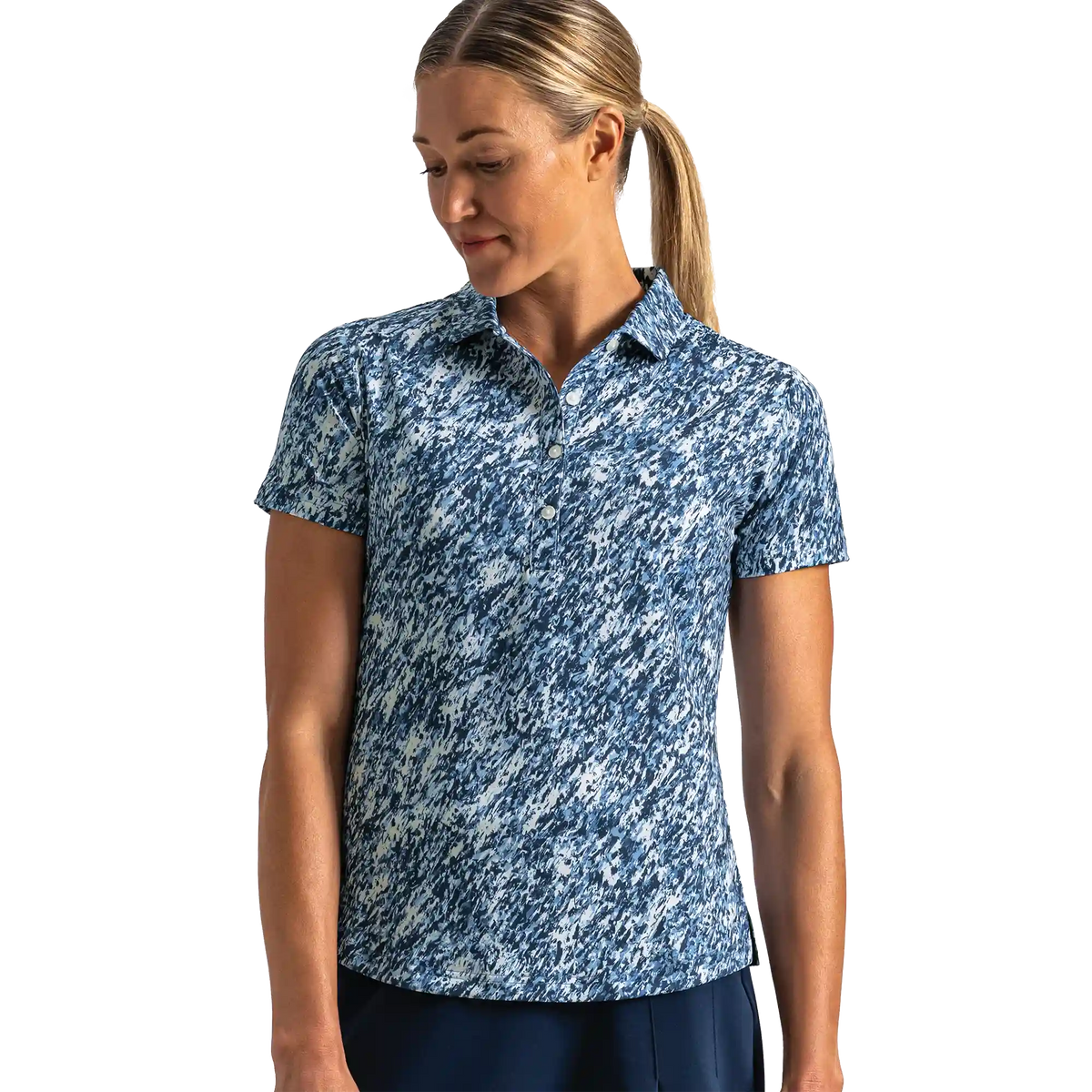 Solid Lisle Self Collar Women