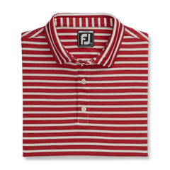 Striped Pique Self Collar Junior