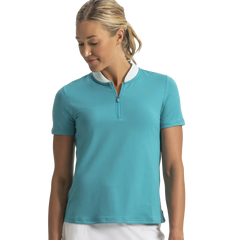 Blade Collar Zip Polo Women
